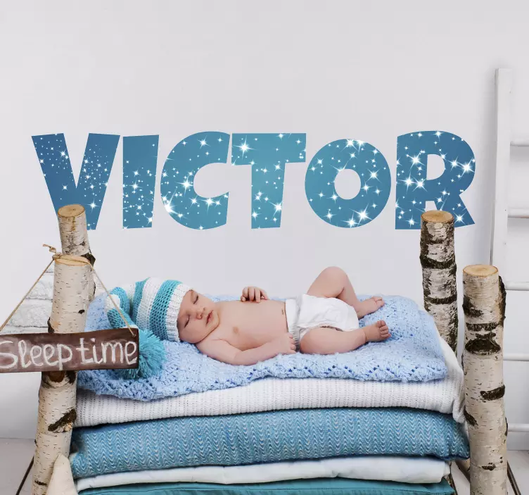 Stjerner tilpasses veggklistremerke - Tenstickers