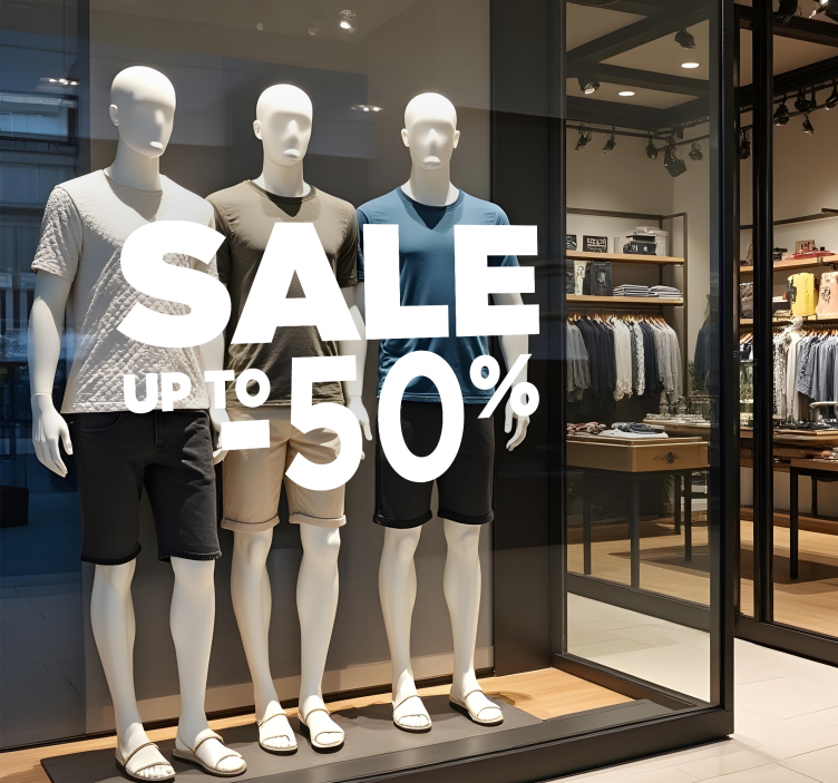 Stor rabatt salgsklistremerke - Tenstickers