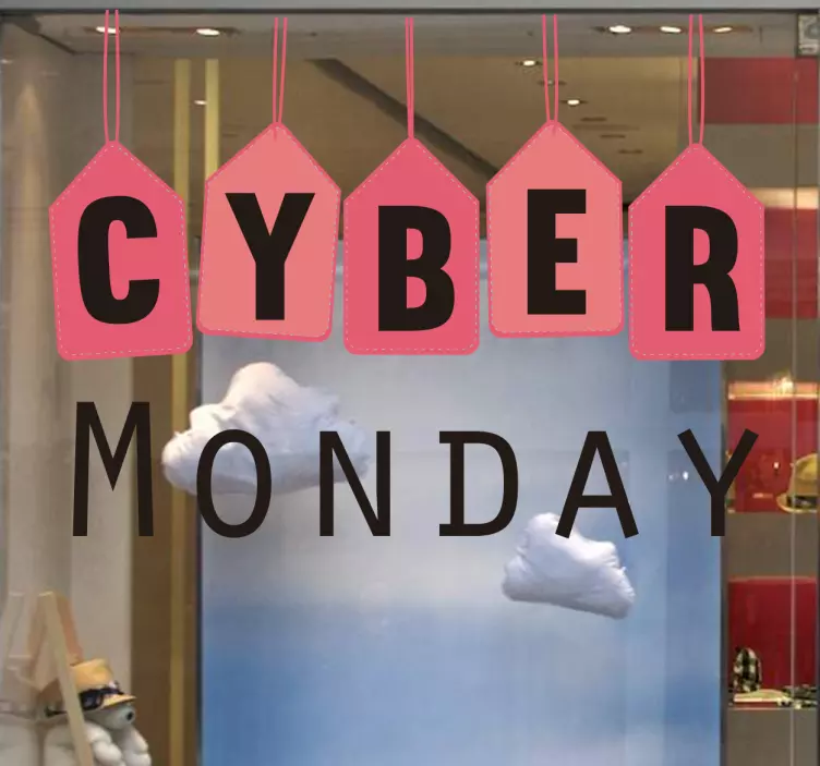 Vinilo cyber monday salg klistremerke - Tenstickers