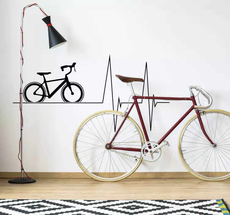 Syklende klistremerke for hjerterytme - Tenstickers