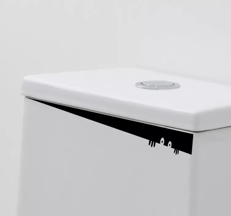 Se på et veggtoalett på badet - Tenstickers