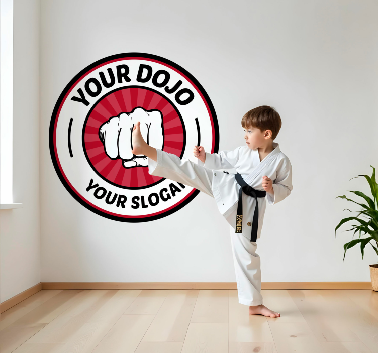 Tilpassbar dojo-klistremerke - Tenstickers