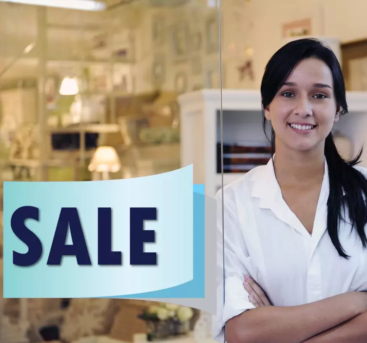 Tilpassbare salgskupong tilbud klistremerke - Tenstickers