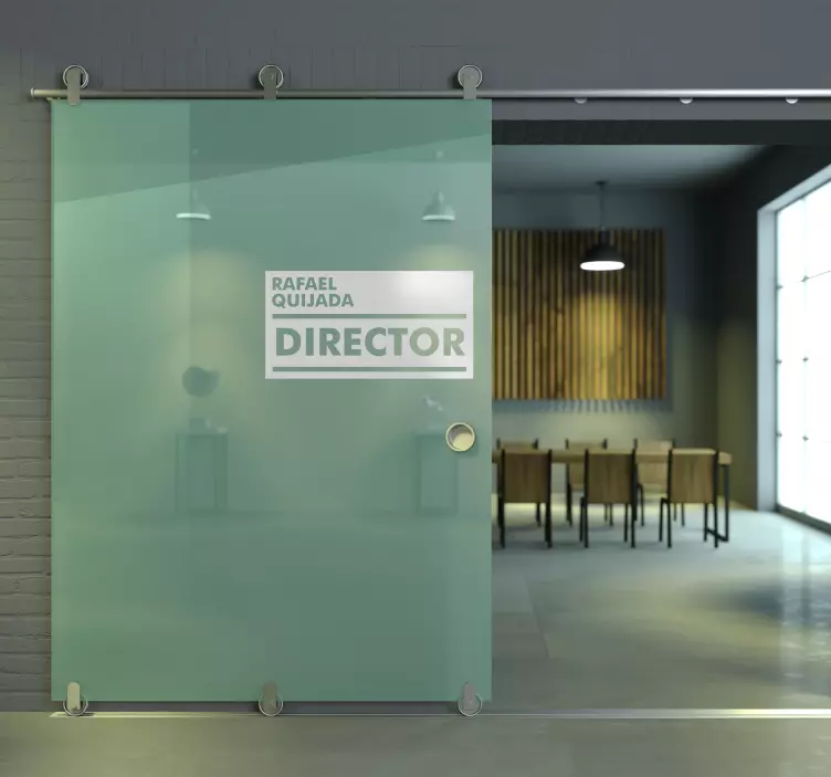 Tilpassbart last dør stickers - Tenstickers