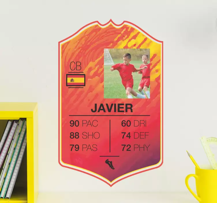 Tilpassbare headliners kortspiller veggoverføringsbilde - Tenstickers