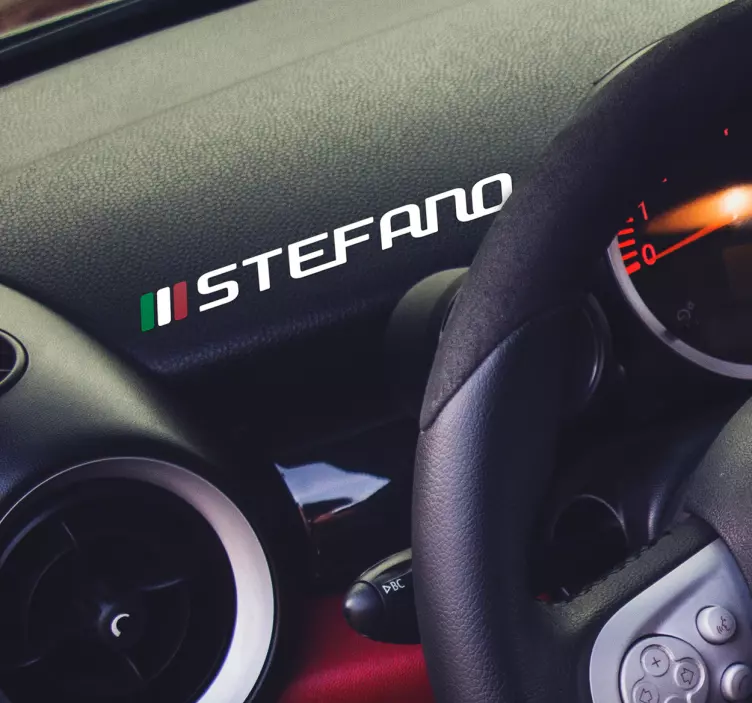 Tilpasses instrumentpanel bil klistremerke - Tenstickers