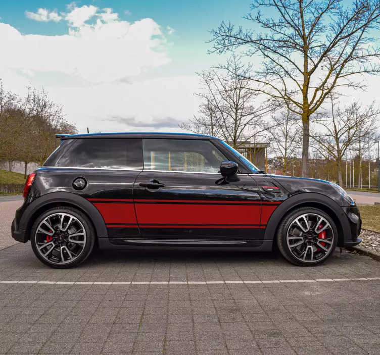 Tilpasset vinyl-klistremerke for rallybil - Tenstickers