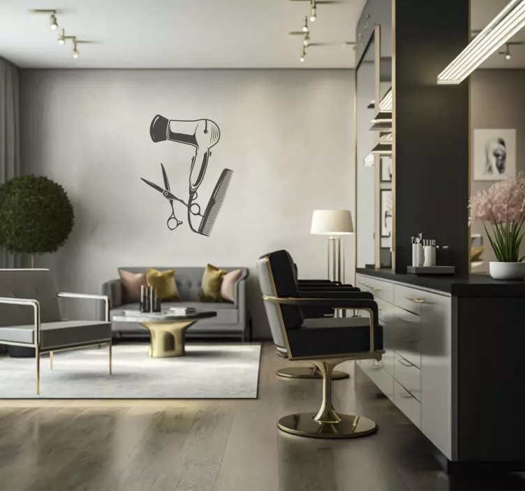 Tørketrommel silhuett Silhuett veggdekorasjon - Tenstickers