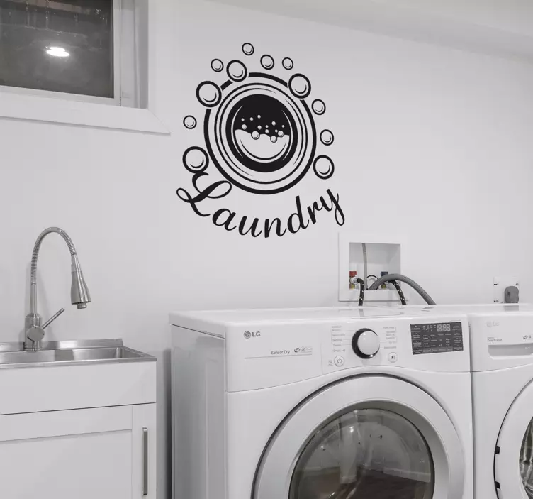 Tøybobler klistremerker hjem - Tenstickers