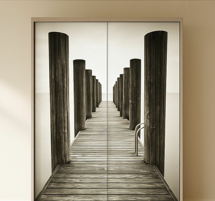 Tredekk klistremerke møbler - Tenstickers