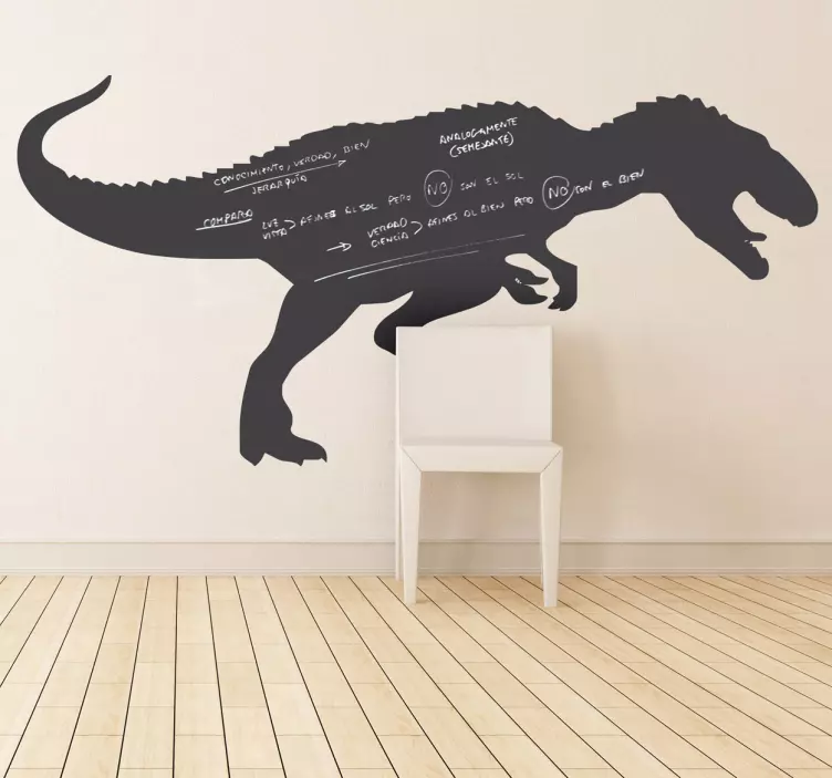 Tyrannosaurus rex tavle klistremerke - Tenstickers