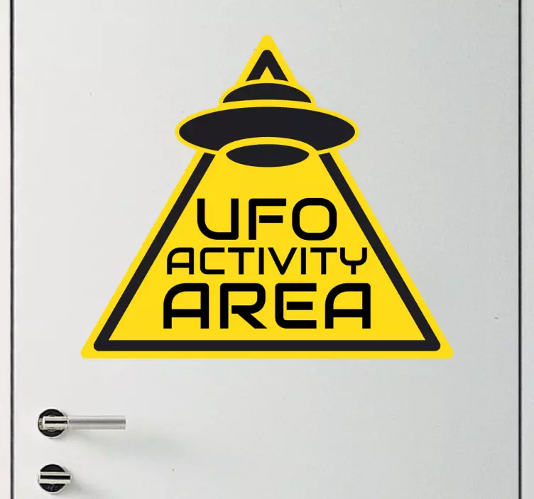 Ufo aktivitetsområde veggklistremerke - Tenstickers