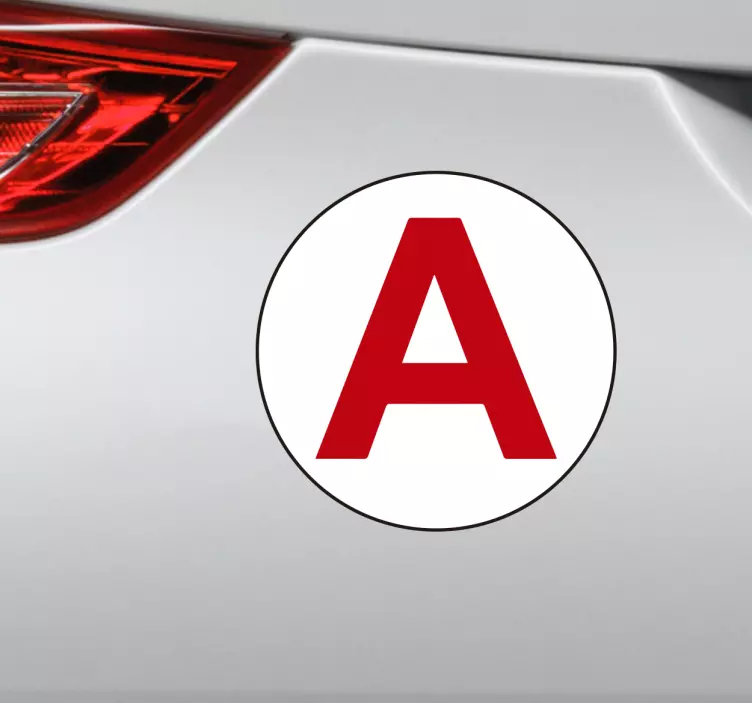 Ung bilbil vinyl klistremerke - Tenstickers