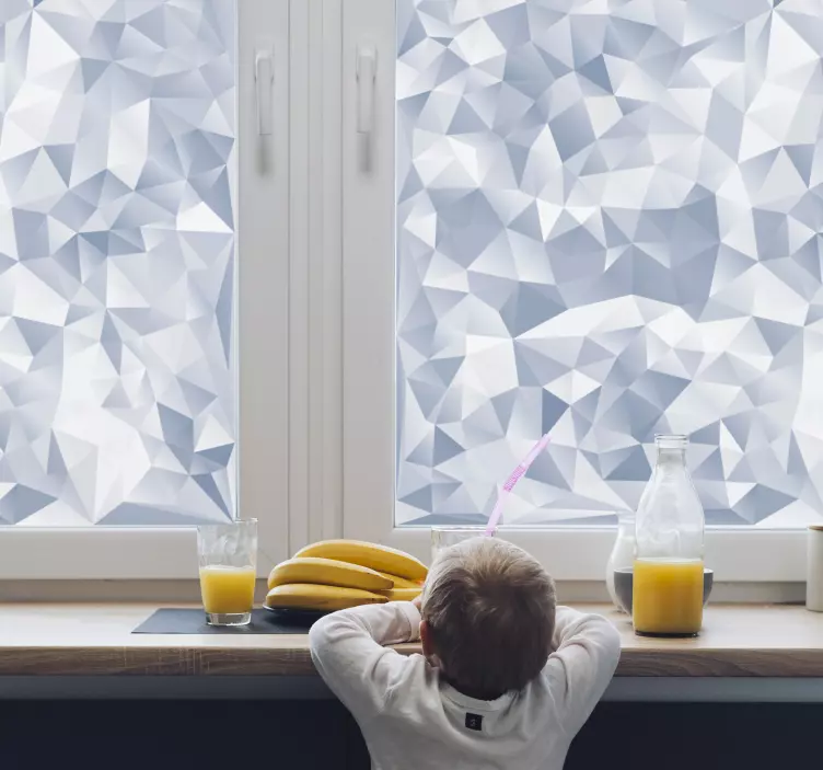 Uregelmessige former vindu klistremerke - Tenstickers