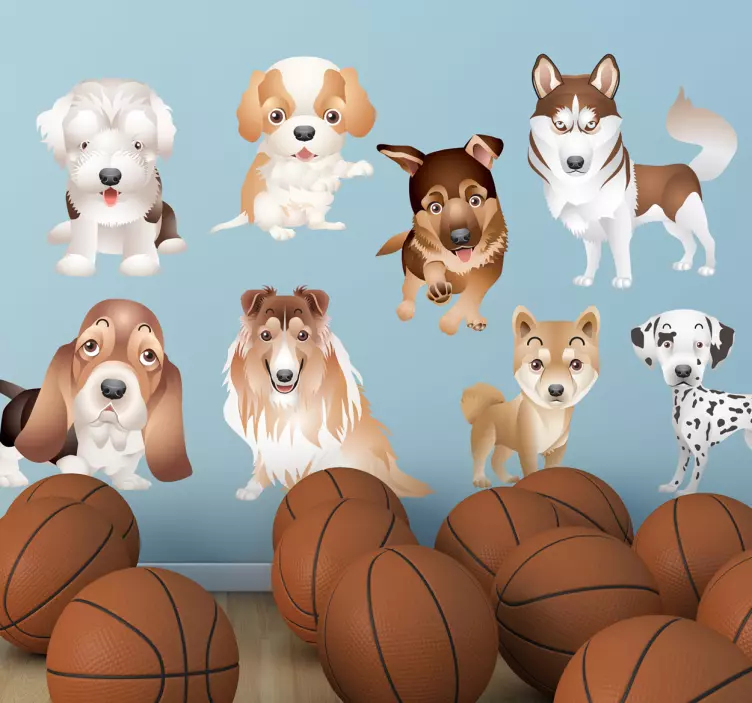 Valpeklubb klistremerke samling - Tenstickers