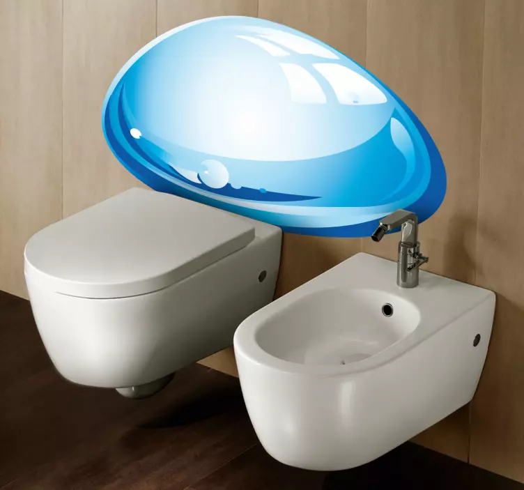 Vanndråpe dekorative dekaler - Tenstickers