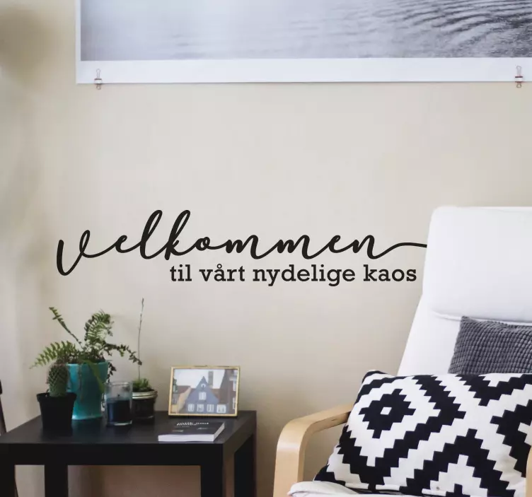 Velkommen til våre tilbud på kaostekstklistremerker - Tenstickers