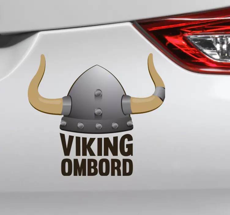 Viking baby ombord klistremerke - Tenstickers