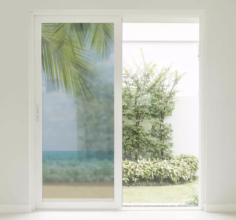 Vinduer med landskapsvinduet klistremerke - Tenstickers