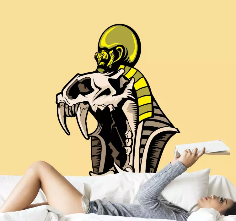 Vintage ørken skull vintage klistremerker - Tenstickers