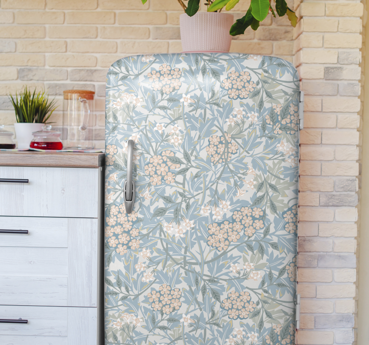 Vintage tusenfryd blomster kjøleskap klistremerke - Tenstickers