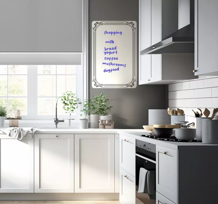 Vintage Whiteboard vintage dekal - Tenstickers