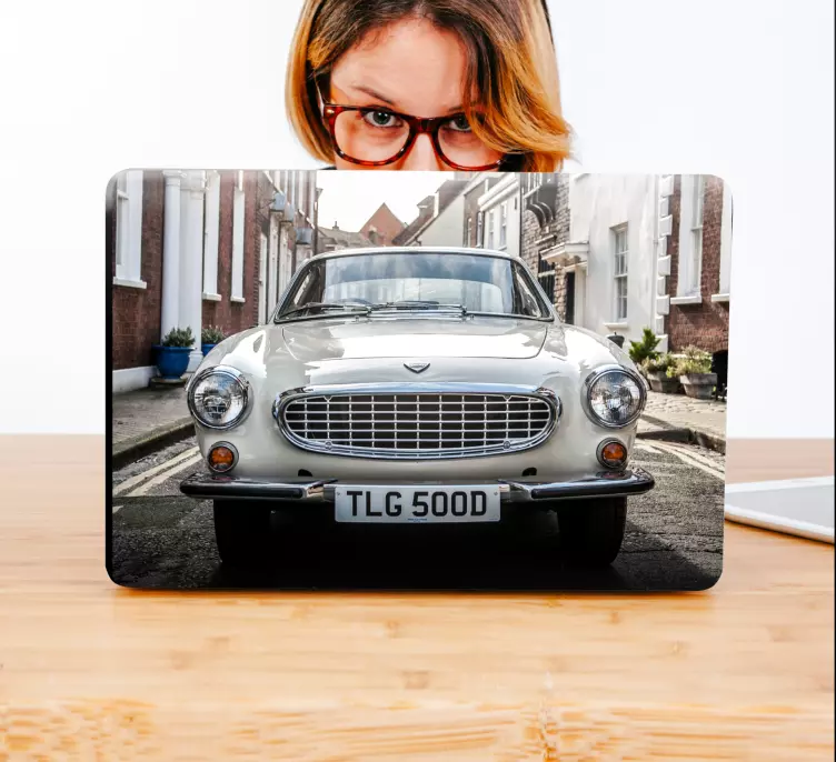 Volvo p1800 laptop sticker - Tenstickers