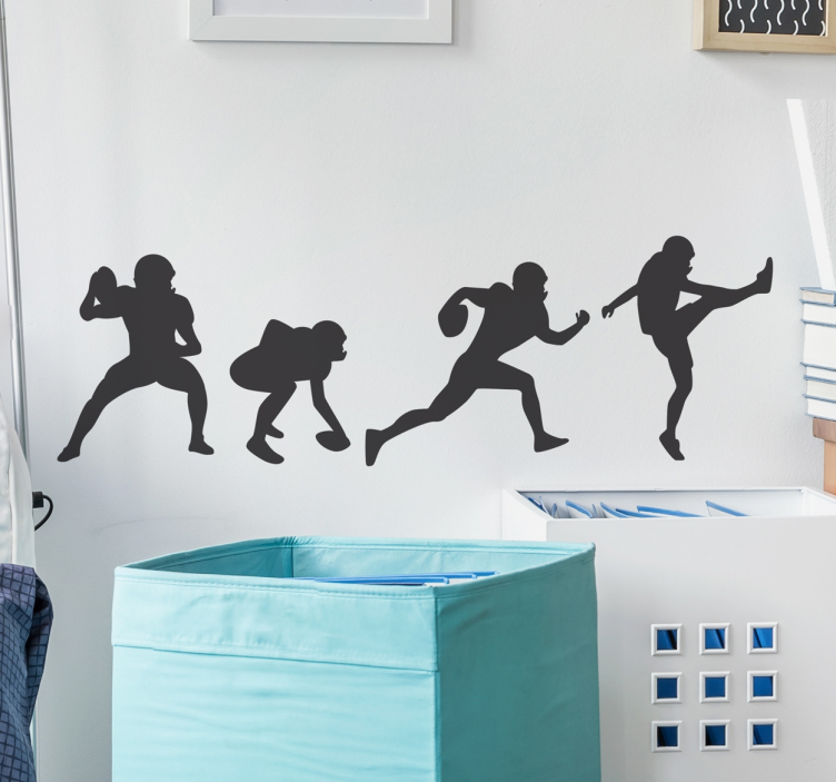 Wallsticker fotballspiller stiller - Tenstickers
