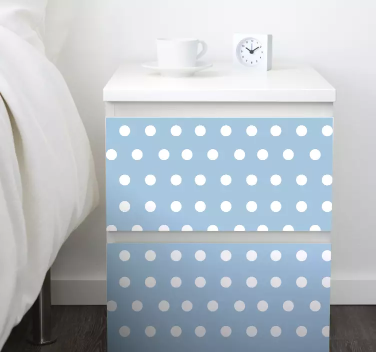 Withe dots ikea wall sticker - Tenstickers