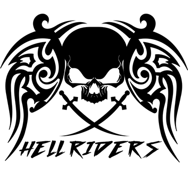Hellriders klistremerke til motorsykkel - Tenstickers