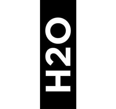 H2o dekorative dusj klistremerke - Tenstickers