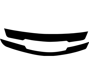 Visir ensfarget motorsykkel klistremerke - Tenstickers