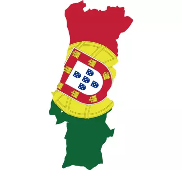Portugal kart bil dekal - Tenstickers