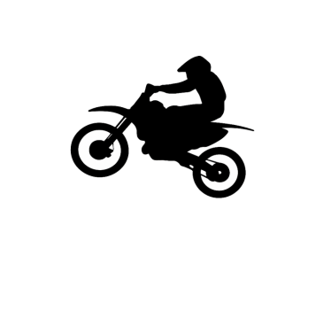 Motorsyklist på motorsykkelfartøy motorsykkel klistremerke - Tenstickers