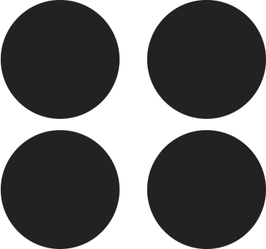 Røde prikker sett motorsykkel klistremerke - Tenstickers