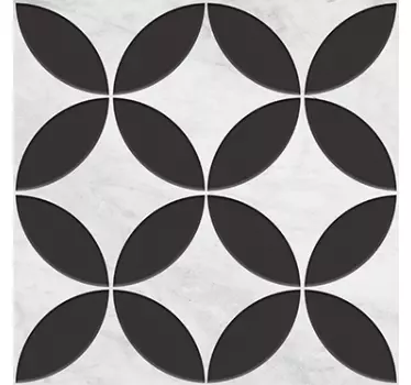 Blomstermønster hydraulisk fliseroverføring - Tenstickers