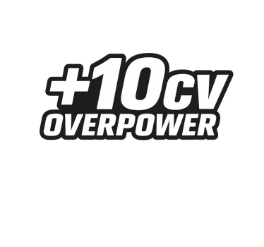 Motorsykkel klistremerke pluss 10 hk - Tenstickers