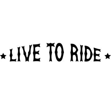 Live å sykle klistremerker - Tenstickers