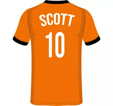 Personlig fotball-klistremerke - Tenstickers