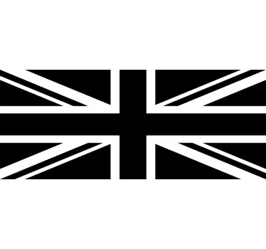 Britisk flaggdekal - Tenstickers