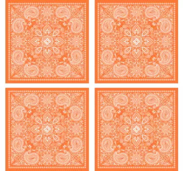 Paisley fliser overføringsmerke - Tenstickers