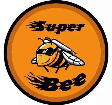 Super bee 70-tallet motorsykkel klistremerker - Tenstickers