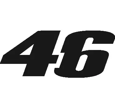 46 valentino rossi motorsykkel klistremerker - Tenstickers