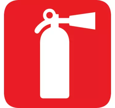 Brannslukningsskiltetikett - Tenstickers