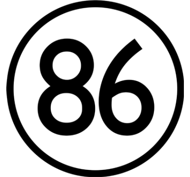 Egendefinert nummer klistremerke til motorsykkel - Tenstickers