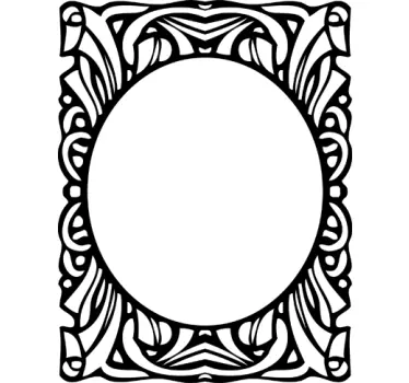 Ramme design klistremerke - Tenstickers