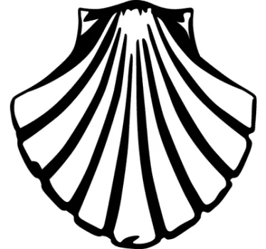 Santiago vieira shell logo klistremerke - Tenstickers