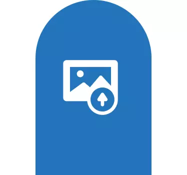 Personlig bue geometriske klistremerke - Tenstickers
