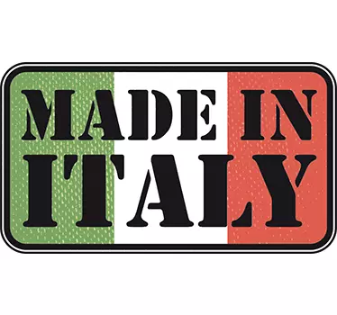 Laget i italia veggoverføringsbilde - Tenstickers
