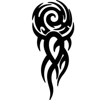 Tribal for hjelm dekal til mc - Tenstickers